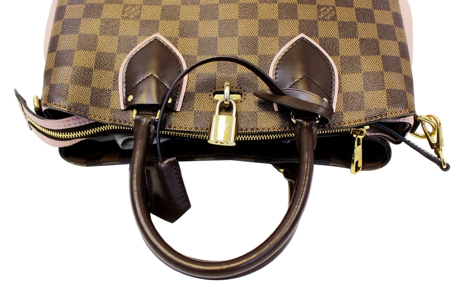 LOUIS VUITTON Damier Ebene Magnolia Normandy Shoulder Bag