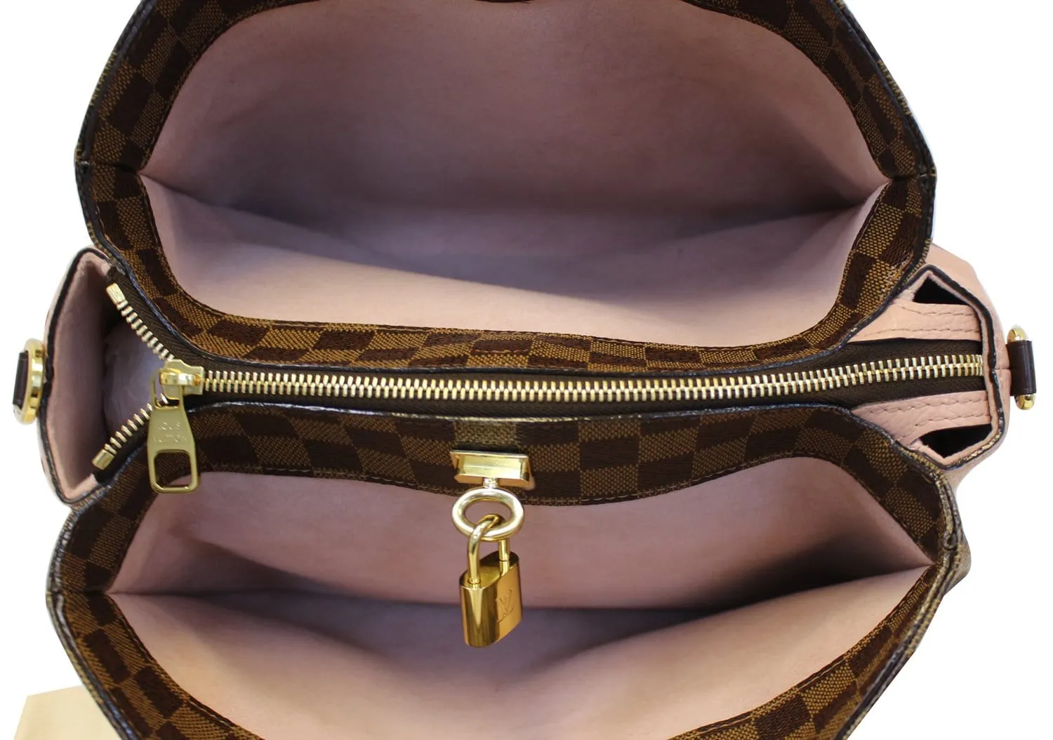 LOUIS VUITTON Damier Ebene Magnolia Normandy Shoulder Bag