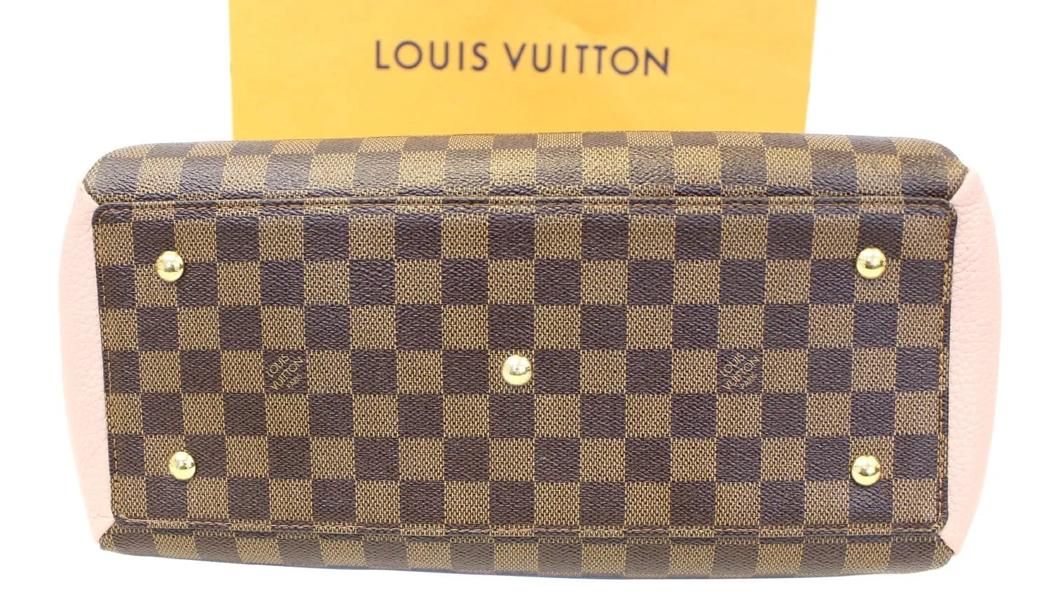 LOUIS VUITTON Damier Ebene Magnolia Normandy Shoulder Bag