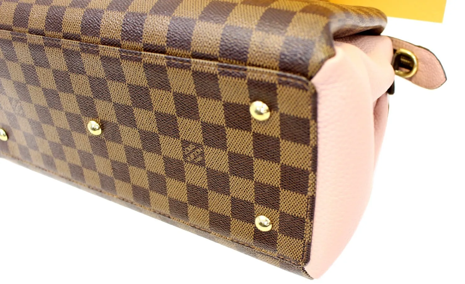 LOUIS VUITTON Damier Ebene Magnolia Normandy Shoulder Bag