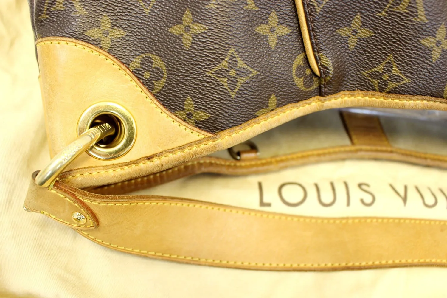 LOUIS VUITTON Monogram Galliera GM Tote Shoulder Bag