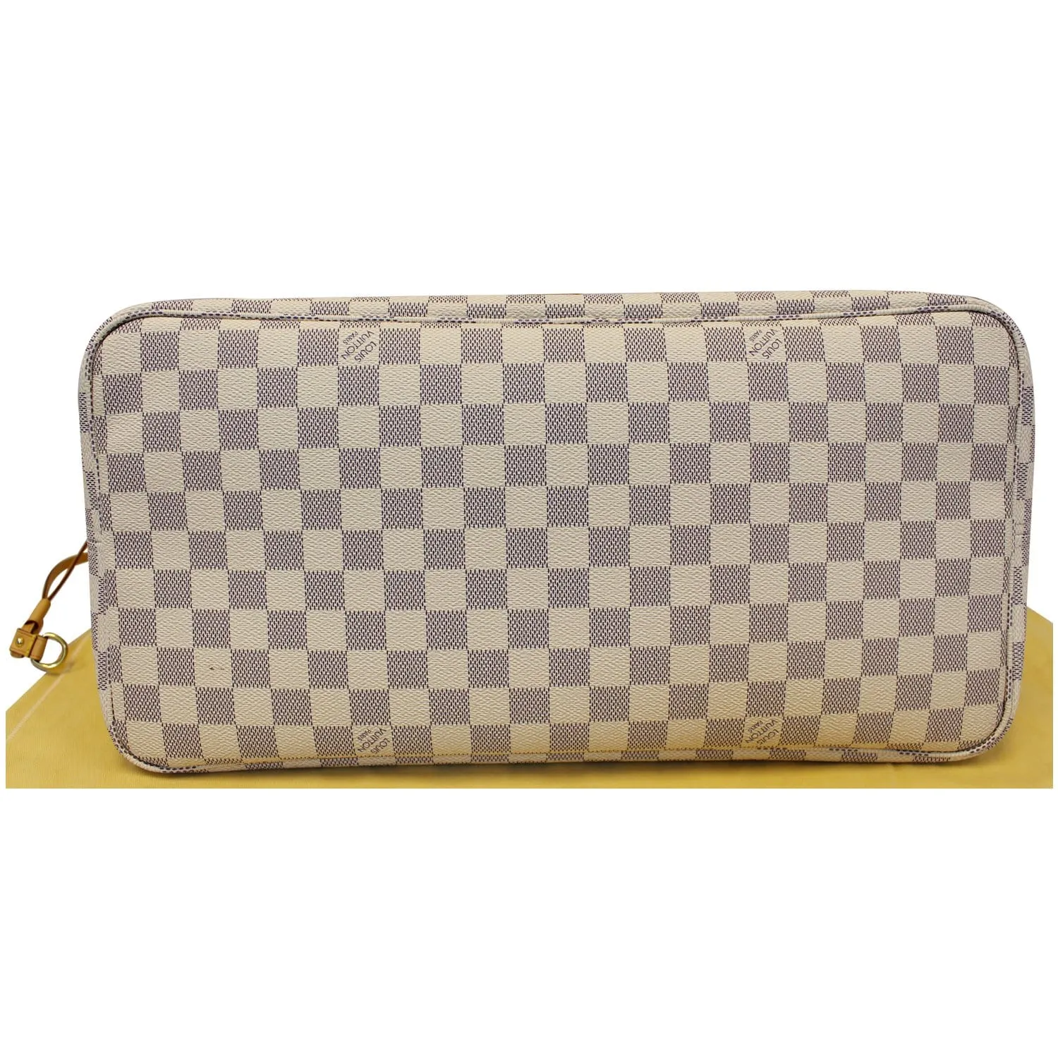 LOUIS VUITTON Neverfull GM Damier Azur Tote Shoulder Bag Rose Ballerine