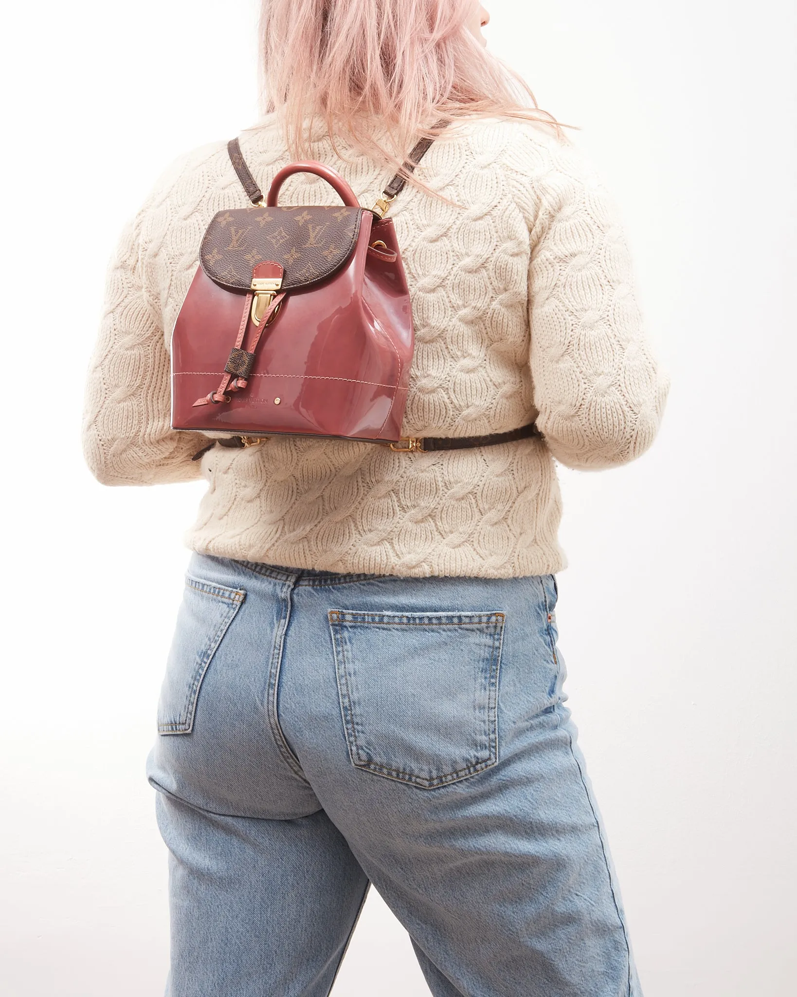Louis Vuitton Rosewood Vernis Hot Springs Backpack