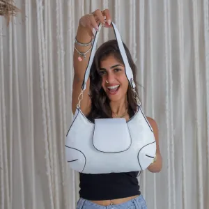 Lunar Curve Bag - White