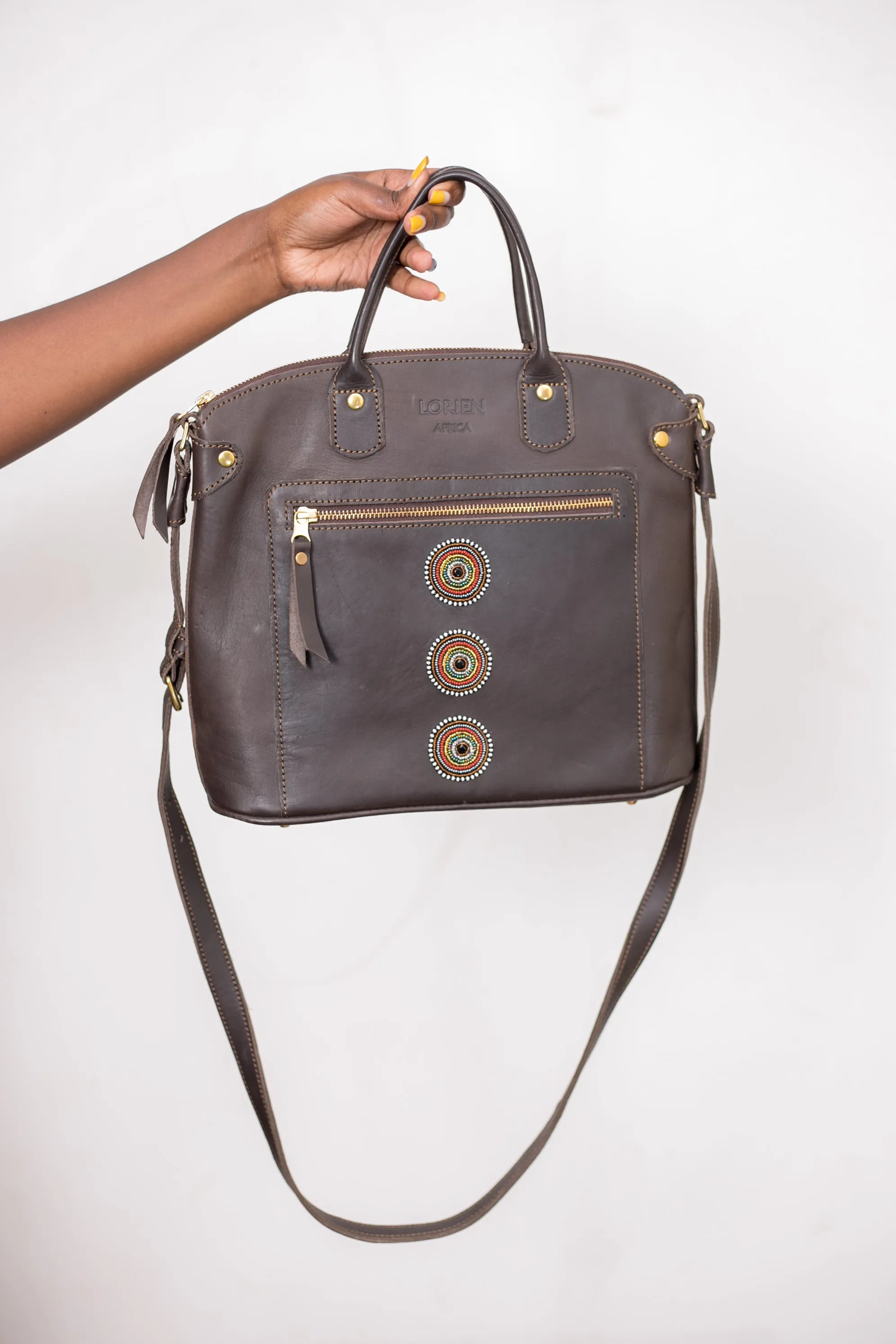 Magret leather handbag