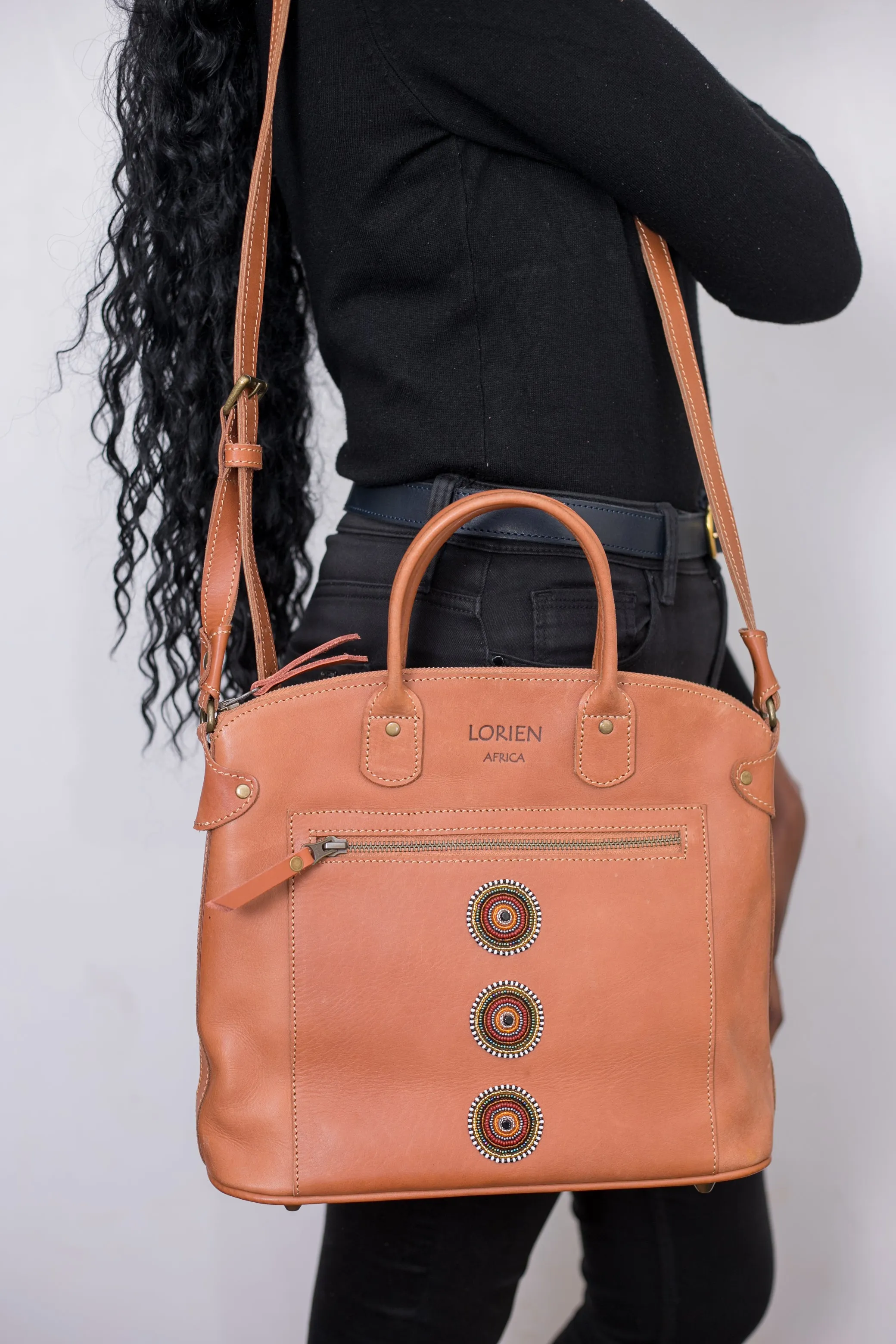 Magret leather handbag