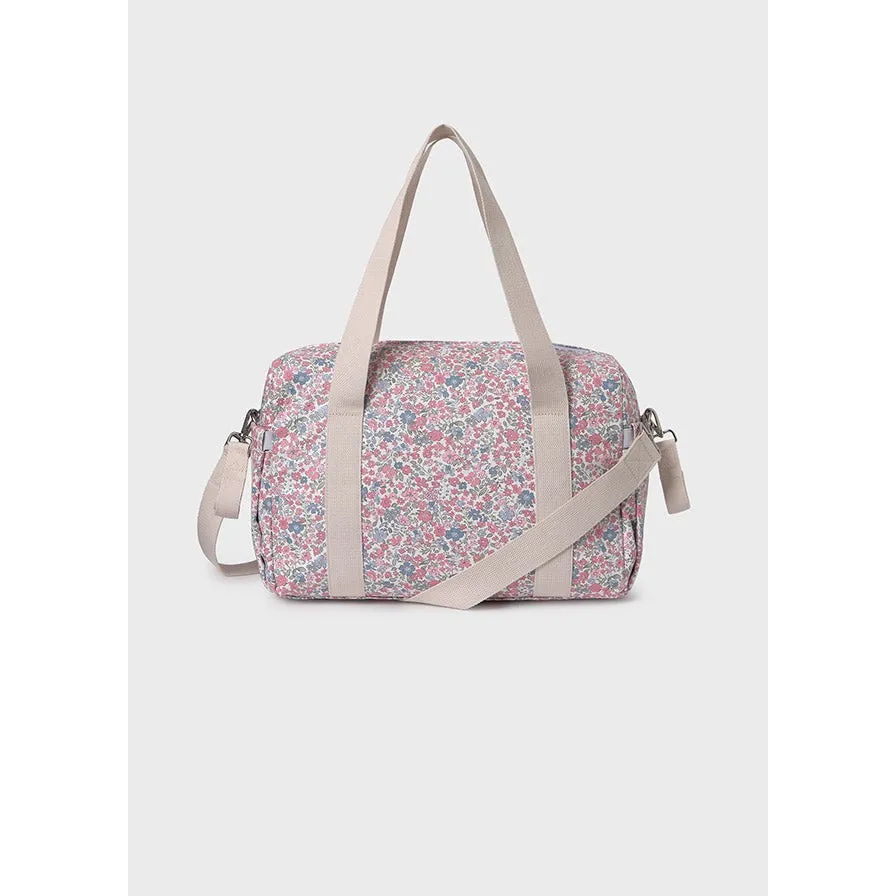 Mayoral Baby Rose Printed Diaper Bag