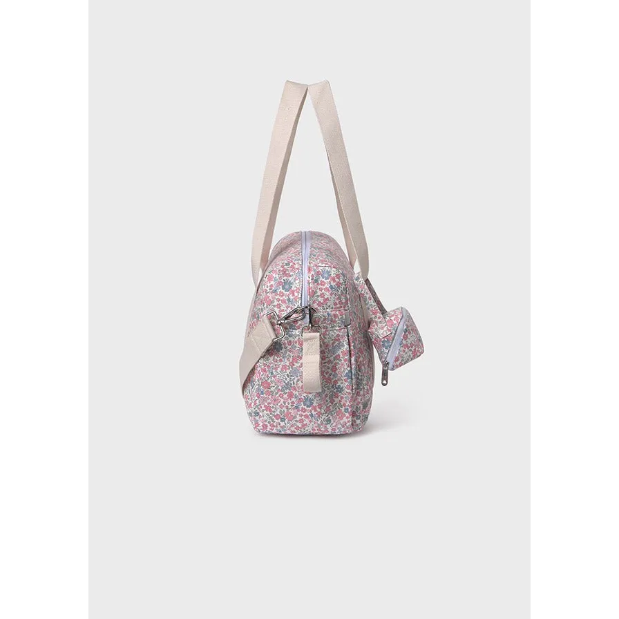 Mayoral Baby Rose Printed Diaper Bag