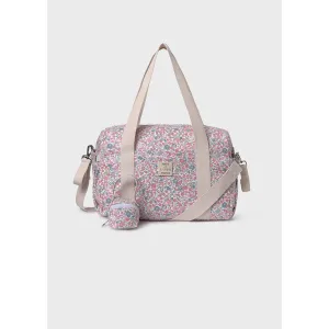 Mayoral Baby Rose Printed Diaper Bag
