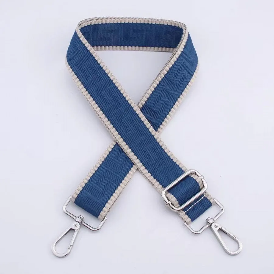 Maze Blue Thin Bag Strap