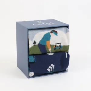 Men's 2-Pair Golf Cotton Socks