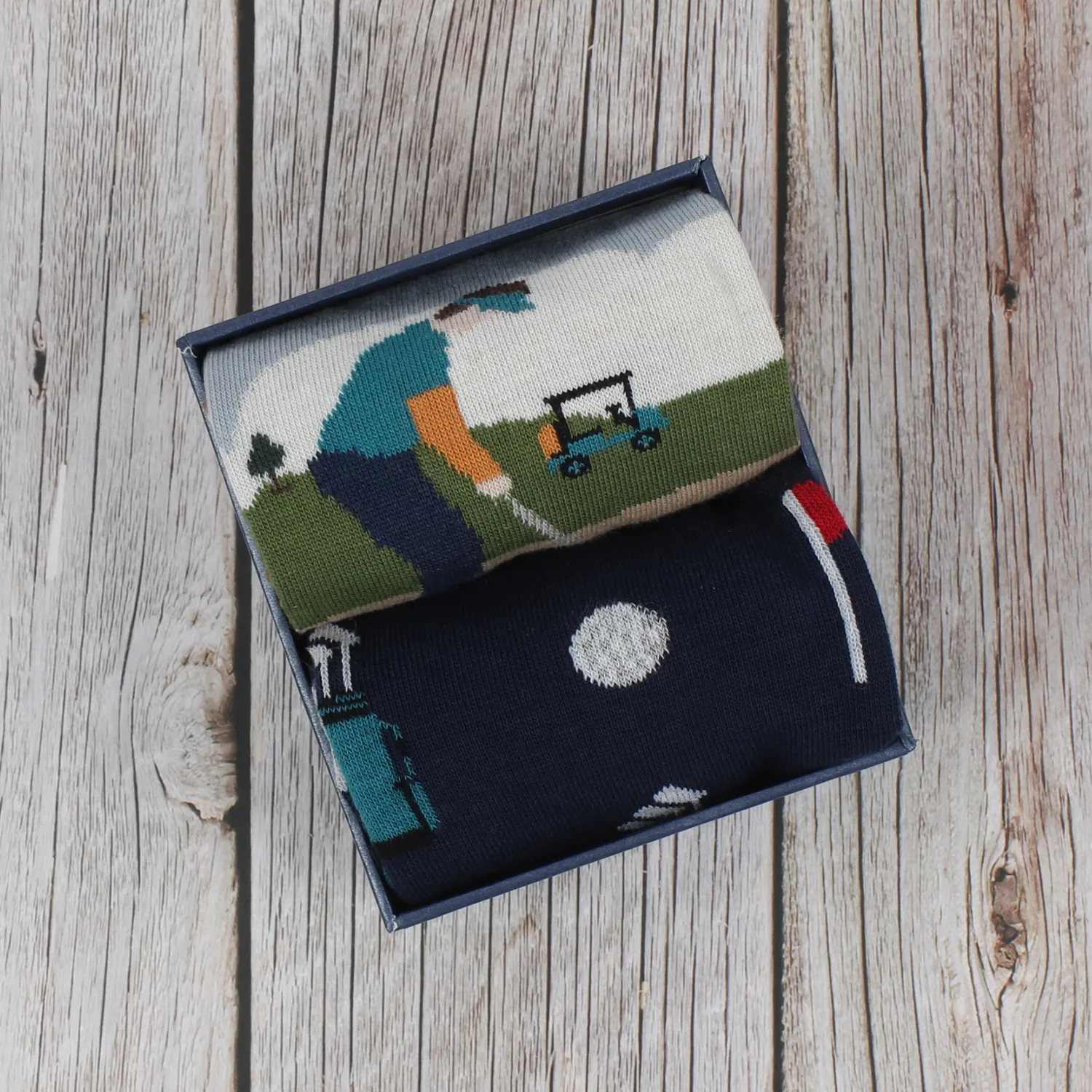 Men's 2-Pair Golf Cotton Socks