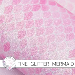 Mermaid Scales ~ Fine Glitter ~ Pink ~ 0.70mm