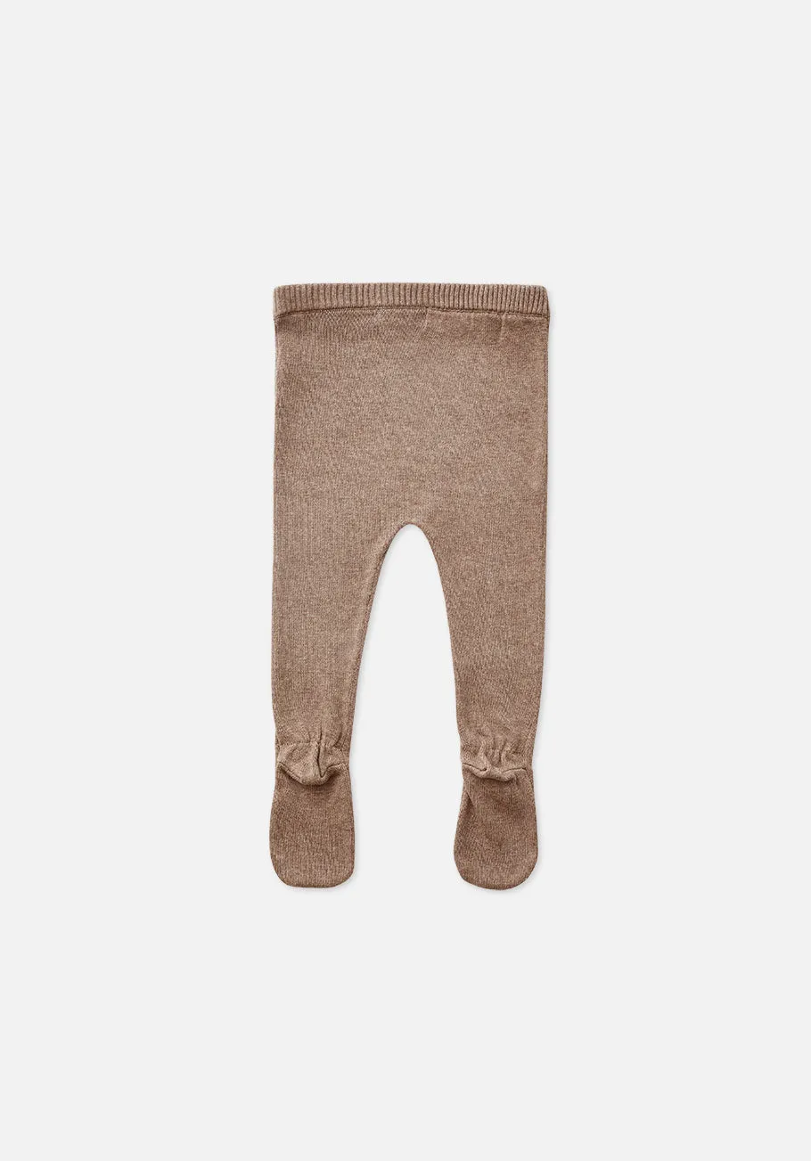 Miann & Co Baby - Knitted Footed Legging - Taupe