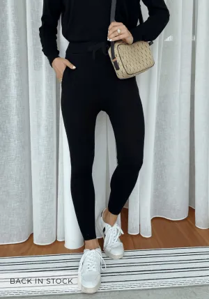 Miann & Co Womens - Chloe Knit Pant - Black