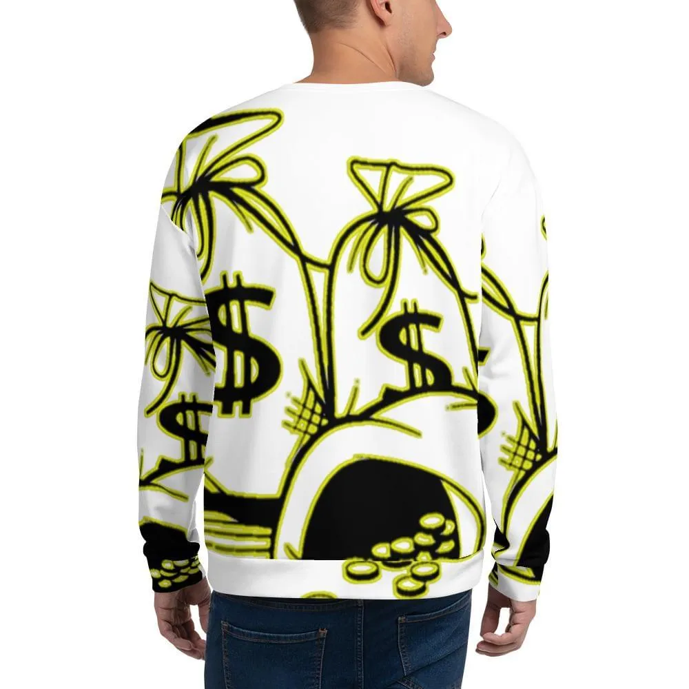 Money Bags Sweatshirt - White