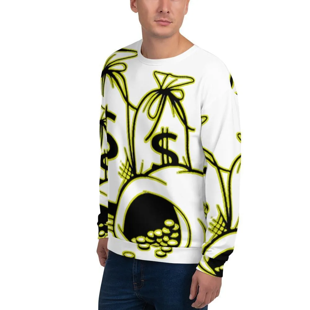 Money Bags Sweatshirt - White