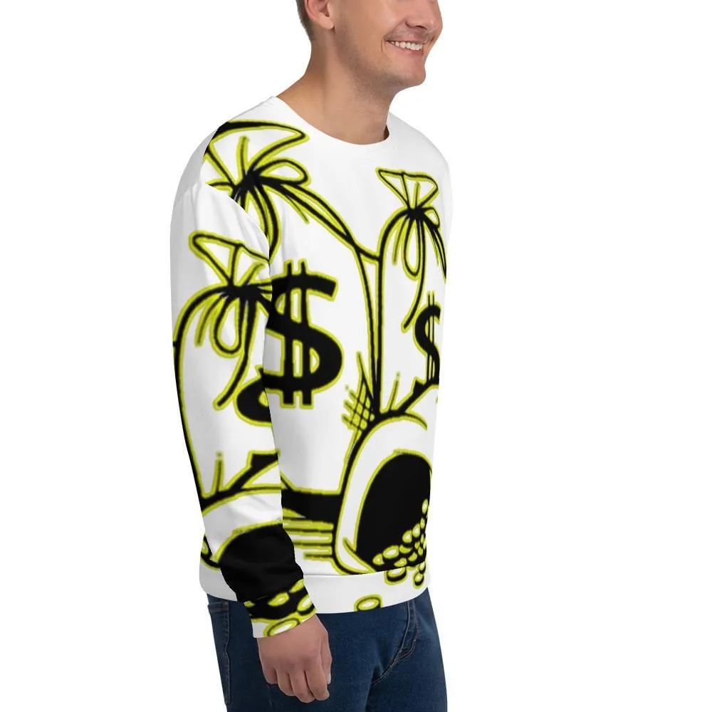 Money Bags Sweatshirt - White