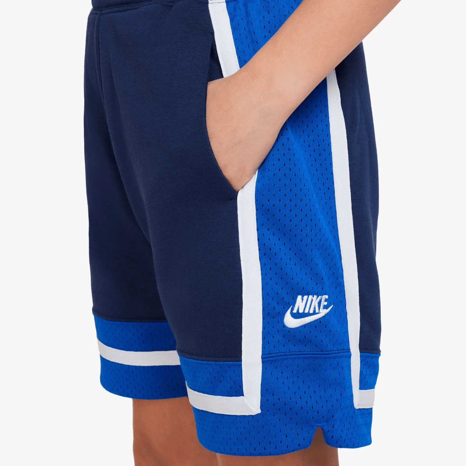 Nike Culture of Basketball Youth Fleece Shorts - Navy