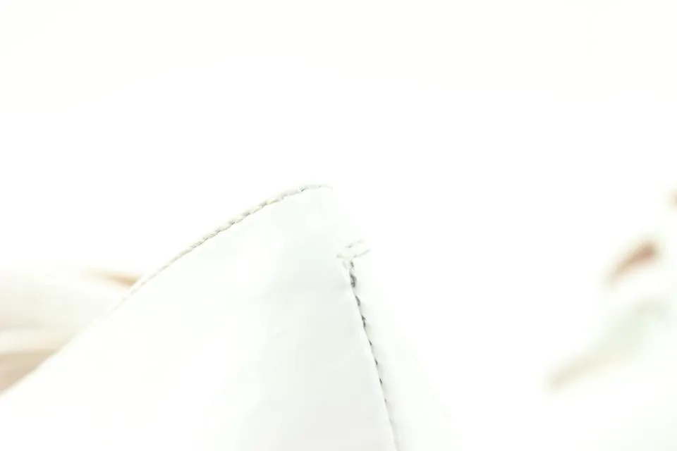 Nodaleto Size 37 Ceramic Patent Leather Bulla Babies Platform 50n322s