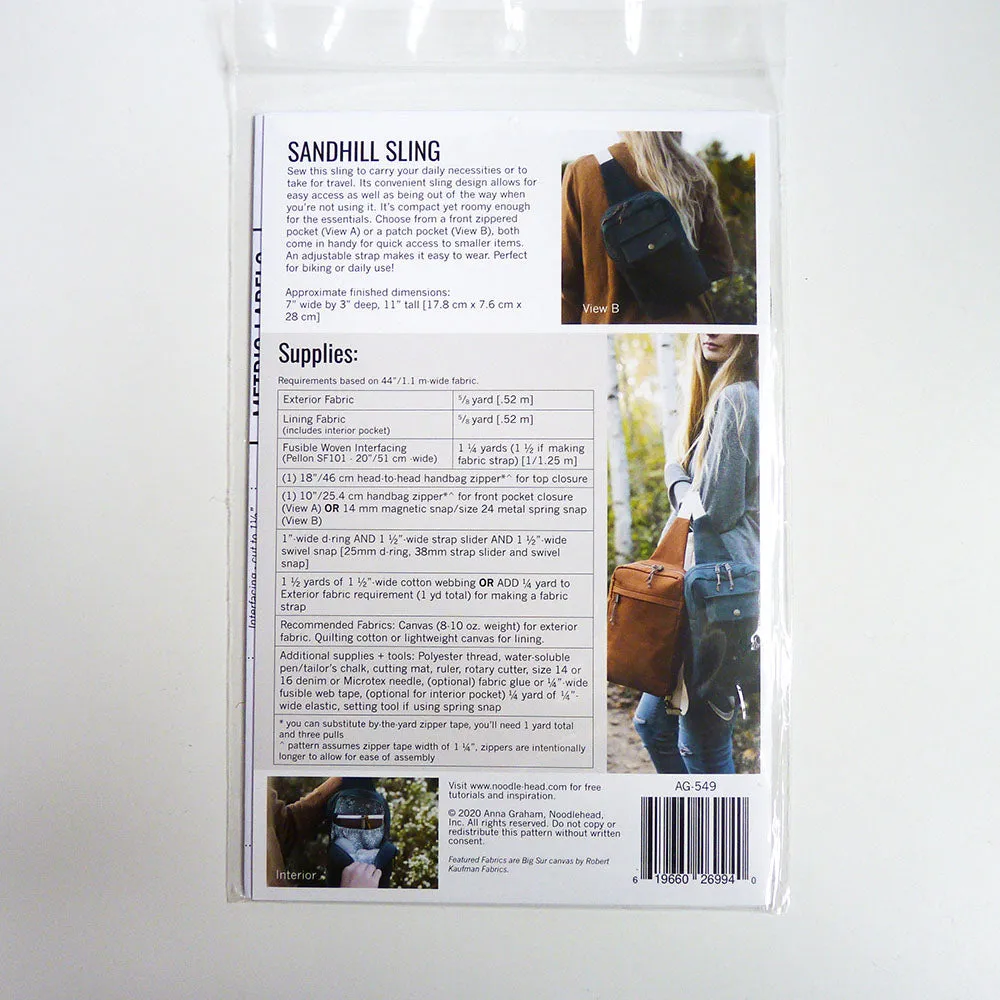 Noodlehead : Sandhill Sling