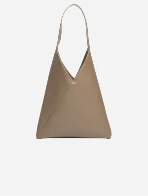 Oleatex Vegan Olive Leather Origami Bag | Mocha Brown