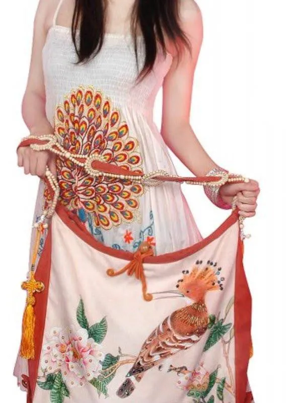 over the cuckoo's nest suede beaded bag