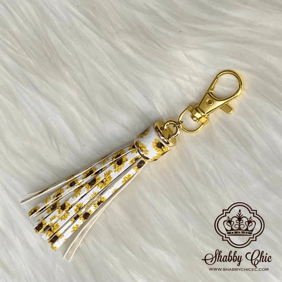 Patterned Bag Tassels - SILVER or GOLD HARDWARE