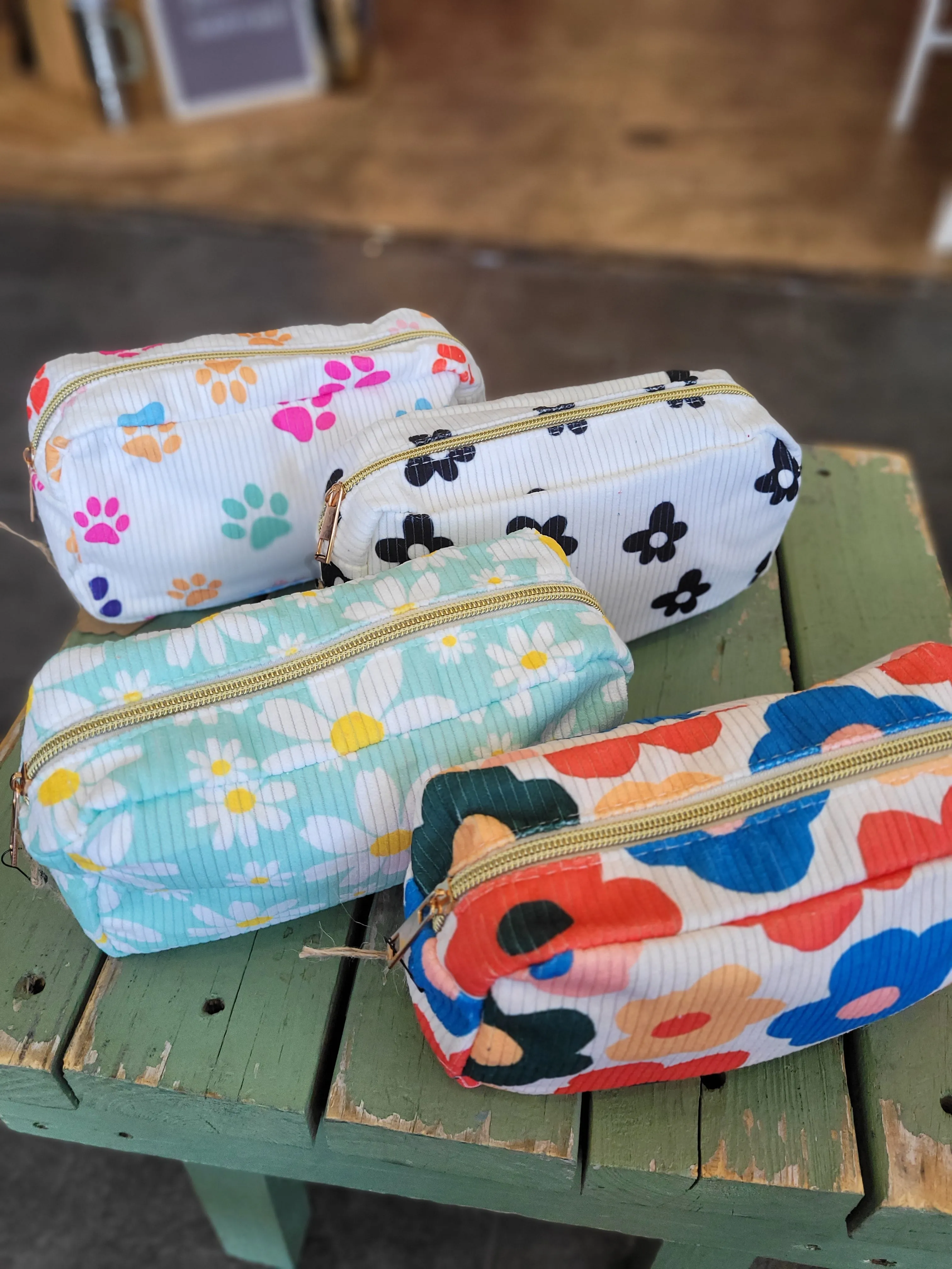 Patterned Makeup Bags