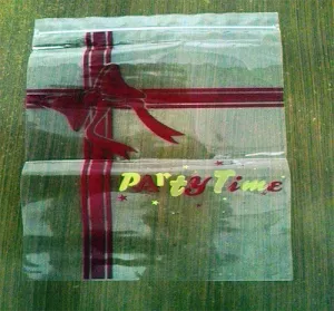 PE PRINTED ZIPLOCK BAG CLEAR (CUSTOMIZABLE)