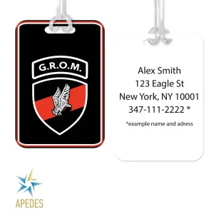 Polish Special Forces Ensign GROM Rectangle Luggage Tag