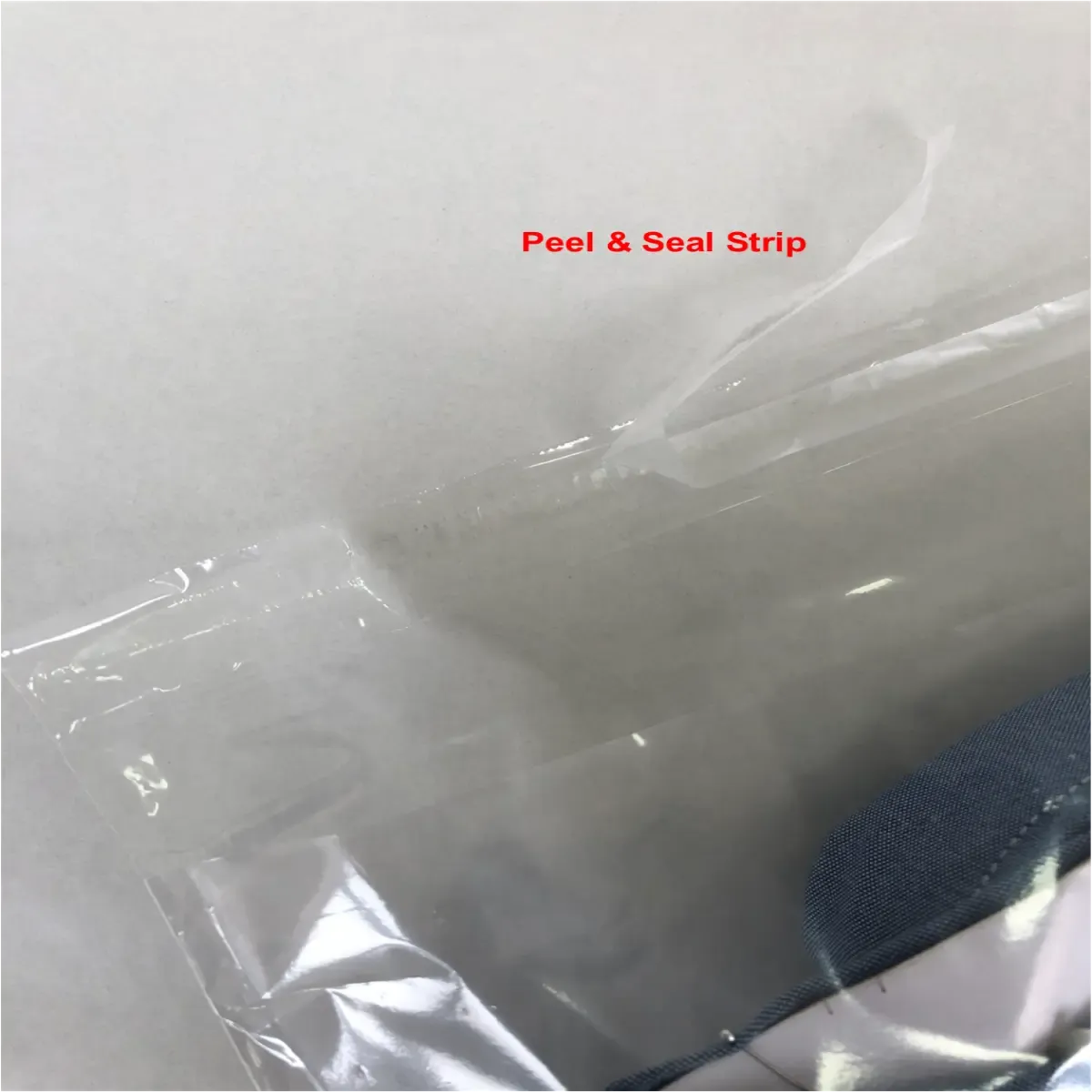 Polypropylene Self Seal Garment Bags - With Printed Warning