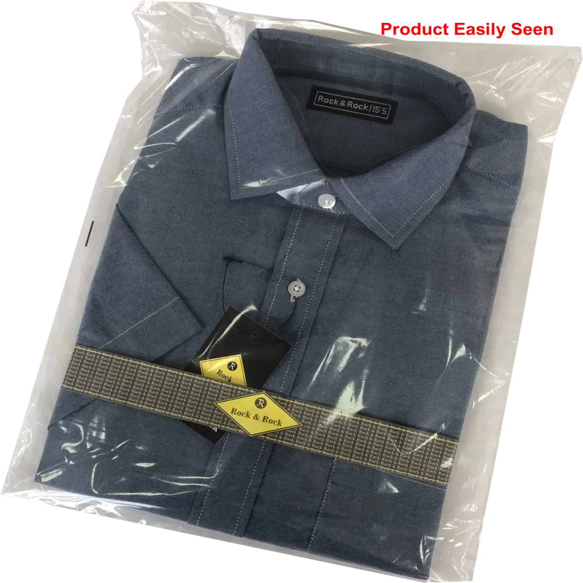 Polypropylene Self Seal Garment Bags - With Printed Warning
