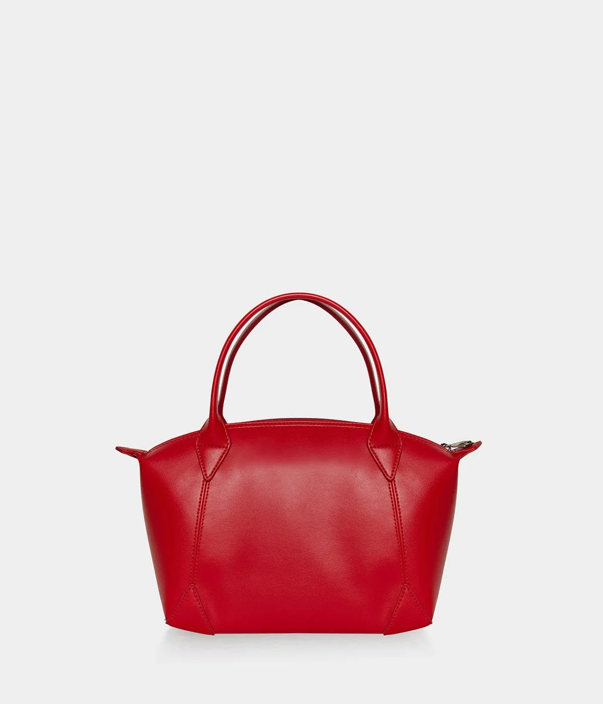 Pretty Apple Skin Vegan Leather Shoulder Bag | Red