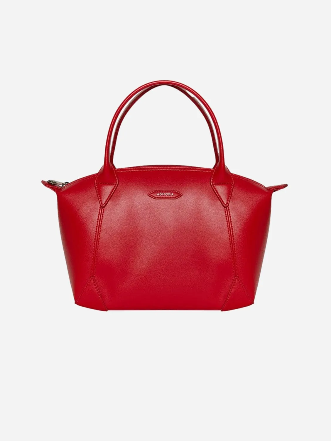 Pretty Apple Skin Vegan Leather Shoulder Bag | Red