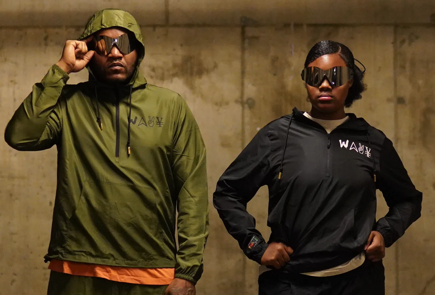 "Wavy" Pullover Jacket