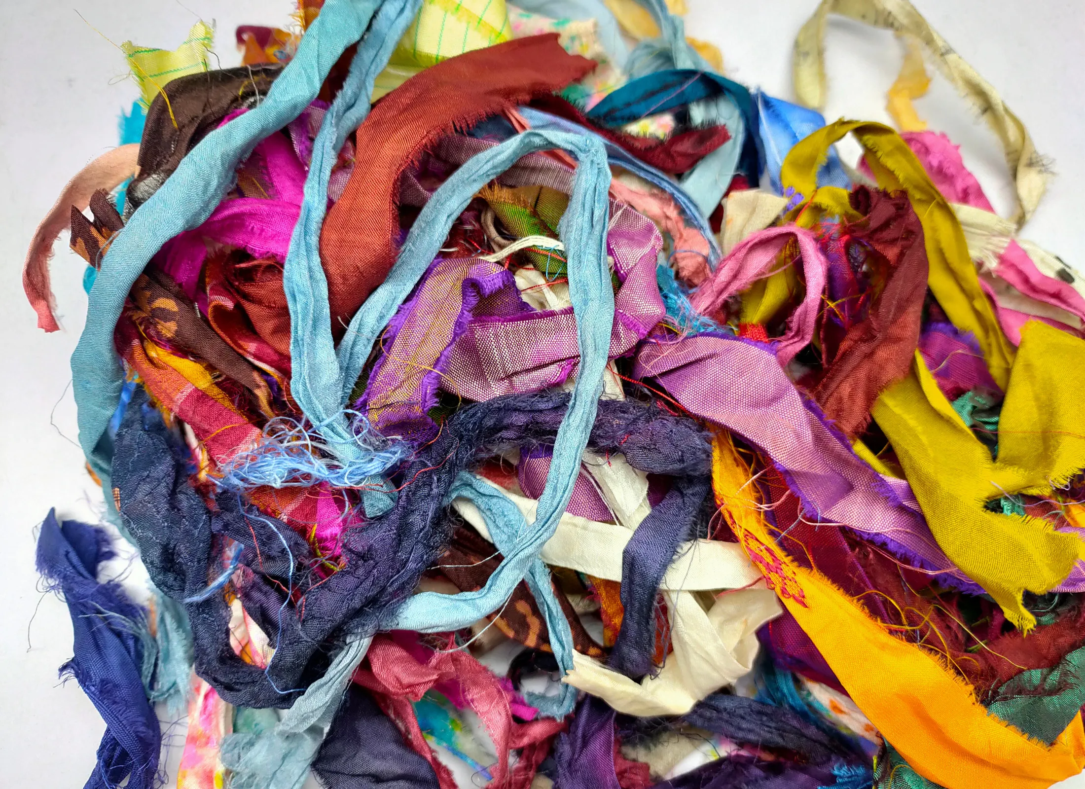 Recycled Ribbon Scrap