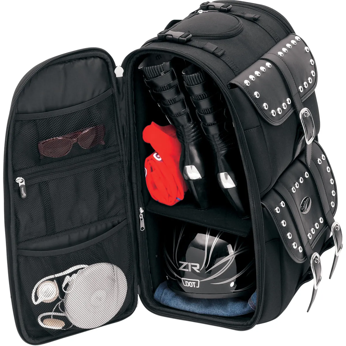 SADDLEMEN S3500S Deluxe Sissy Bar Bag