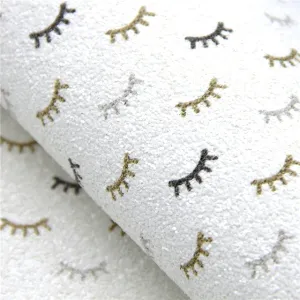 SALE Chunky Glitter Eyelashes ~ White Silver Gold Charcoal Lashes