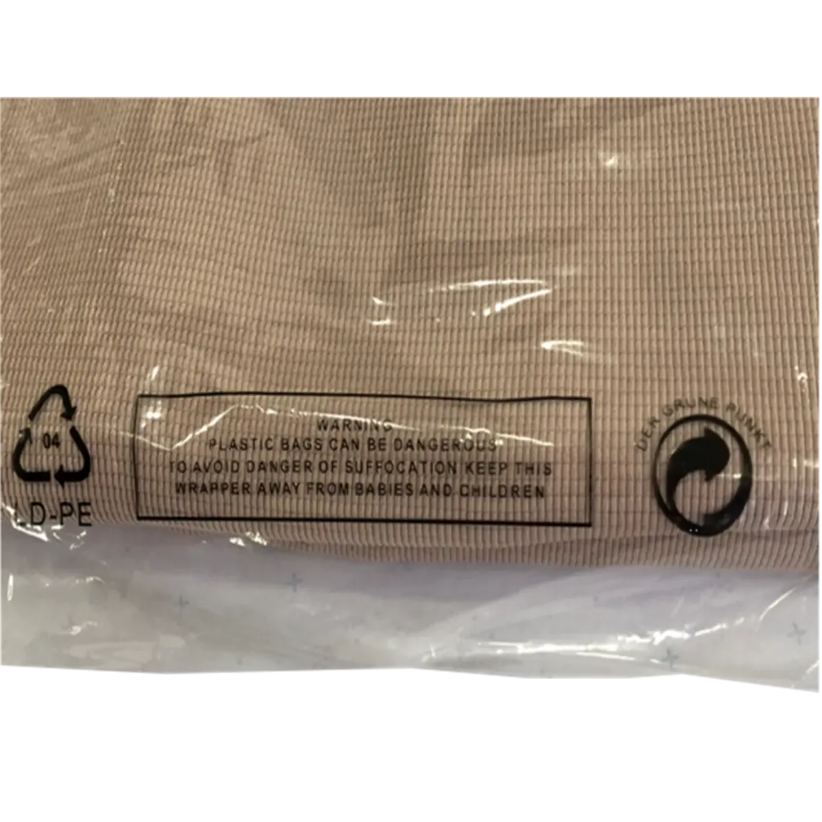 Self Seal LDPE Polythene Bags  - With Printed Warning