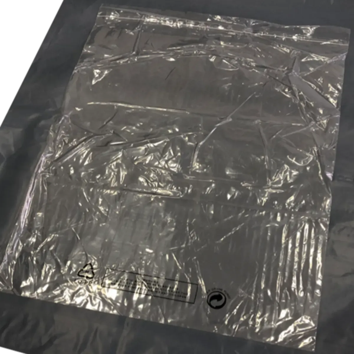 Self Seal LDPE Polythene Bags  - With Printed Warning