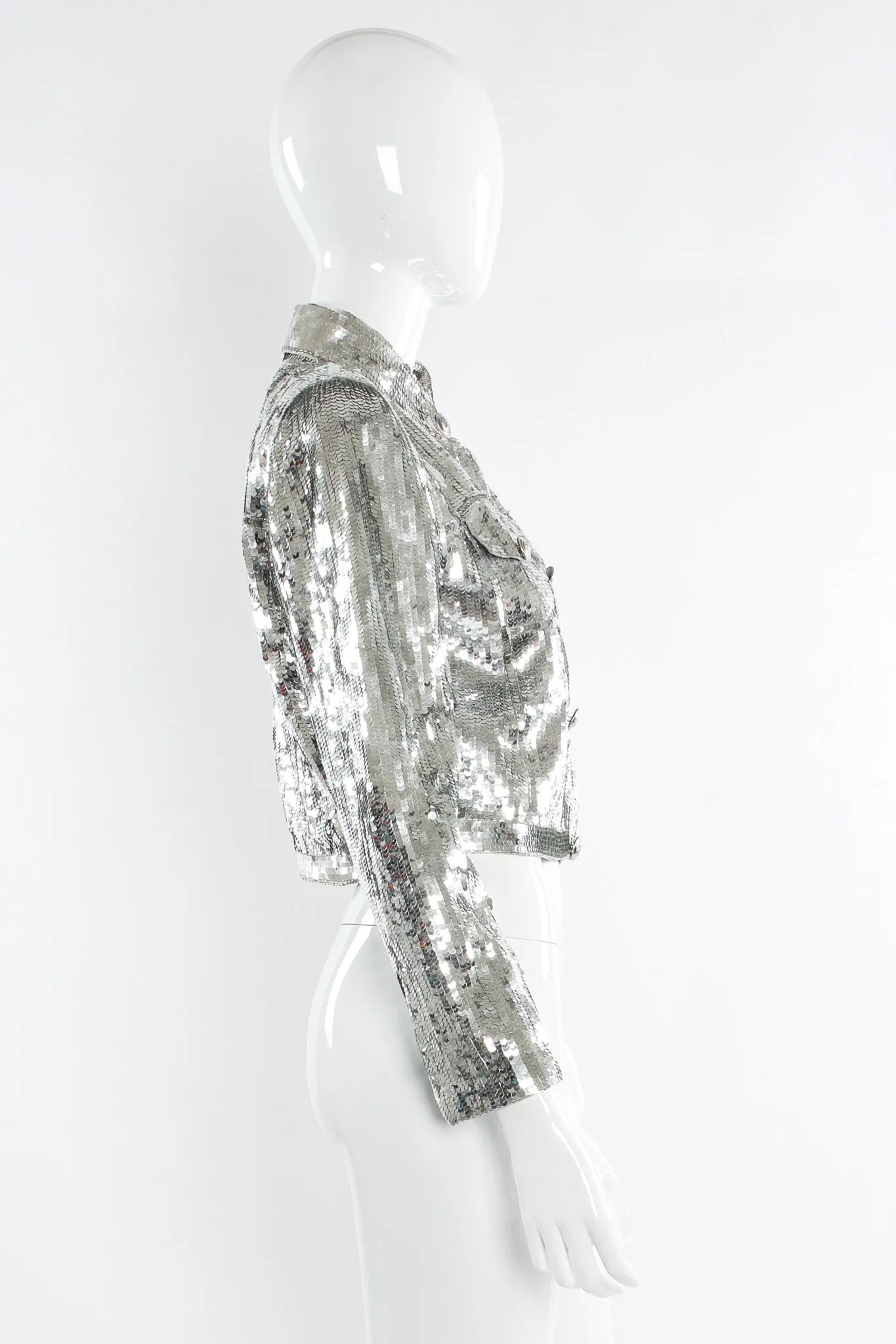 Sequin & Beaded Crop Jacket