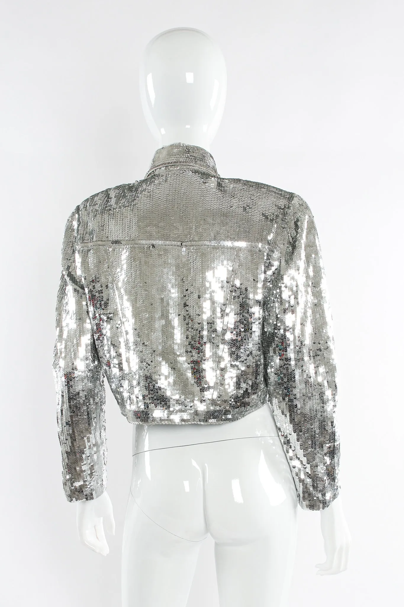 Sequin & Beaded Crop Jacket