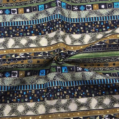 Shuanshuo  African Style  Cotton Linen vintage fabric DIY Handmade Textile Sewing Patchwork For Bags Dress Clothes 145*50CM M44
