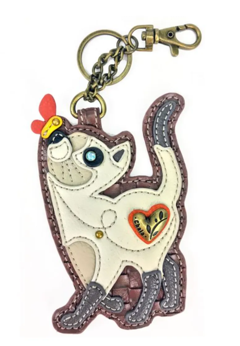 Slim Cat - Key fob/coin purse