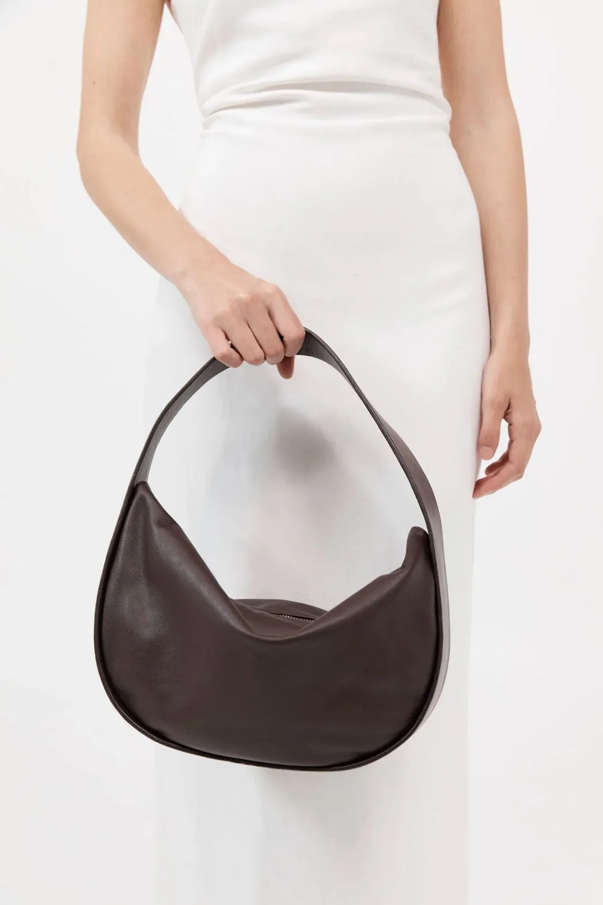 Soft Arc Bag in Chocolate