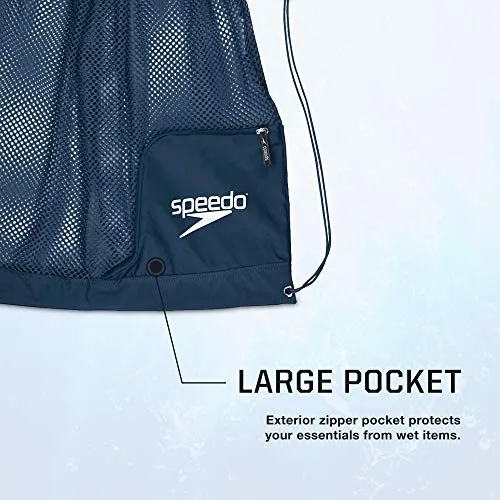 Speedo Ventilator Mesh Equipment Bag, Black