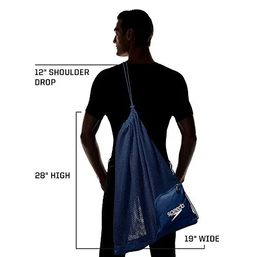 Speedo Ventilator Mesh Equipment Bag, Black