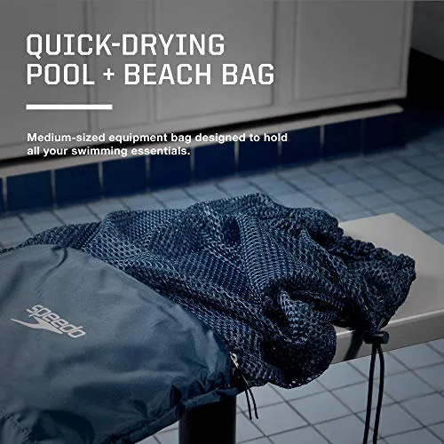 Speedo Ventilator Mesh Equipment Bag, Black