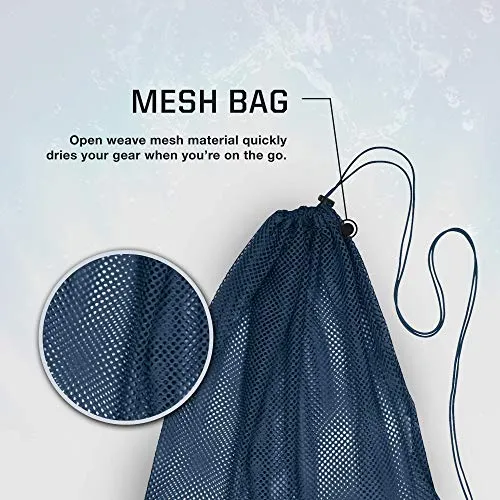 Speedo Ventilator Mesh Equipment Bag, Black